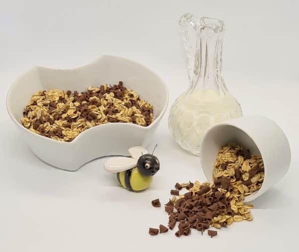 Kurzes MHD - Imkerei Domke's honey crunch mit belgischer Milchschokolade, Honig-Knuspermüsli – Bild 4