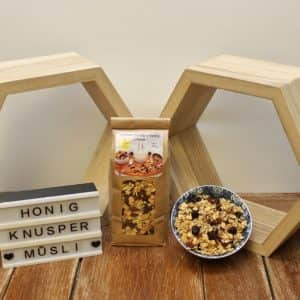 Imkerei Domke's honey crunch mit Cranberries und Sultaninen, Honig-Knuspermüsli